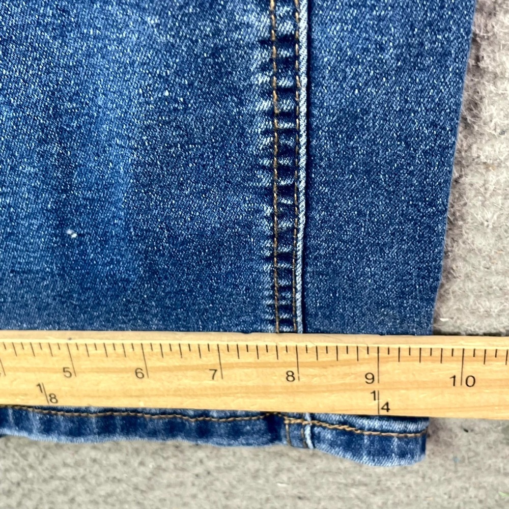 YMI Low Rise Bootcut Jeans Womens 15/32 Blue Denim Western Cowgirl Streetwear - Picture 9 of 16